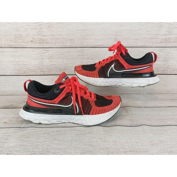 nike react infinity run flyknit bright crimson
